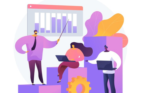Illustration of team collaboration